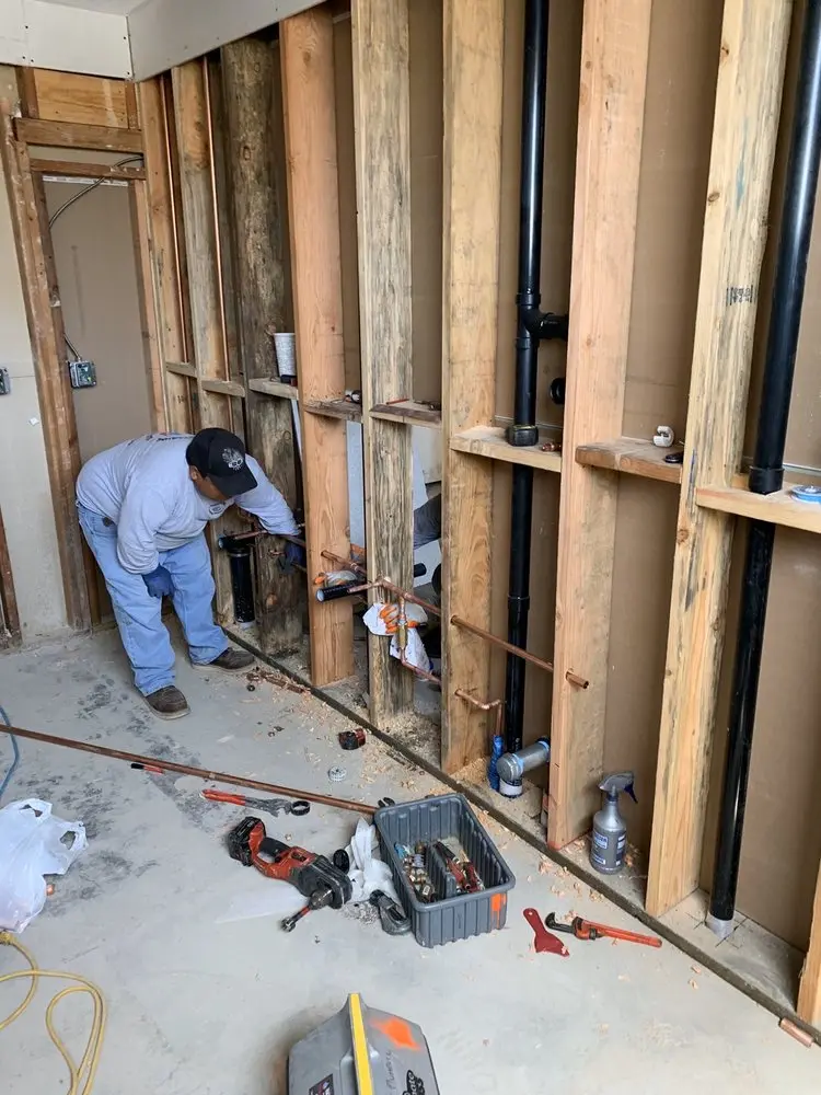 Commercial rough-in plumbing for Gas Line Repair in Wilshire Park